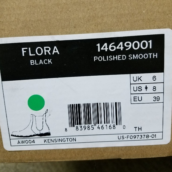 New Dr. Martens Flora Black Chelsea Boot 8 - Picture 6 of 6